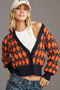 Load image into Gallery viewer, Maeve Balloon-Sleeve Cardigan Sweater
