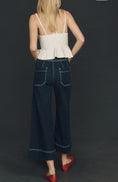 Load image into Gallery viewer, Maeve Portside High-Rise Cropped Wide-Leg Jeans
