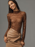 Load image into Gallery viewer, Pilcro Turtleneck Sequin Top
