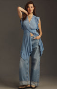 Load image into Gallery viewer, By Anthropologie Asymmetrical Ruffle Blouse
