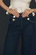 Load image into Gallery viewer, Maeve Portside High-Rise Cropped Wide-Leg Jeans
