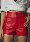 Load image into Gallery viewer, The Colette Faux Leather Shorts by Maeve
