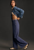 Load image into Gallery viewer, Maeve Wide-Leg Pleated Track Pants
