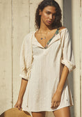 Load image into Gallery viewer, By Anthropologie Off-The-Shoulder Cover-Up Mini Dress
