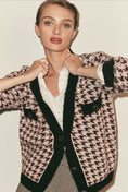 Load image into Gallery viewer, Maeve Houndstooth Cardigan
