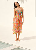 Load image into Gallery viewer, Farm Rio x Anthropologie Smocked Cover-Up Midi Dress
