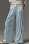 Load image into Gallery viewer, The Avery Pleated Wide-Leg Trousers by Maeve: Sequin Edition
