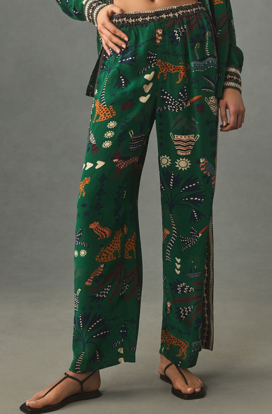 Farm Rio x Anthropologie Printed Pull-On Pants