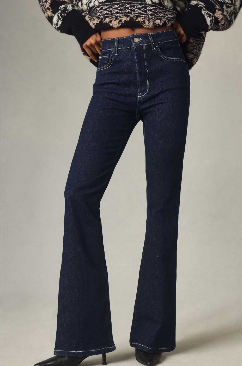 The Icon Flare High-Rise Jeans by Pilcro