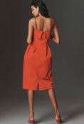 Load image into Gallery viewer, By Anthropologie Sleeveless Foldover Knee-Length Dress
