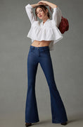 Load image into Gallery viewer, Pilcro The Icon Coated High-Rise Flare Jeans
