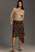 Load image into Gallery viewer, Farm Rio Asymmetrical Tiered Midi Skirt
