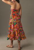 Load image into Gallery viewer, Farm Rio Beaded Spring Sleeveless Midi Dress
