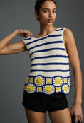 Load image into Gallery viewer, Maeve Crochet-Hem Sweater Tank
