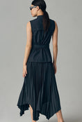 Load image into Gallery viewer, By Anthropologie Sleeveless Vested Pleated Midi Dress
