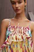 Load image into Gallery viewer, By Anthropologie Tiered Ruffle Mini Dress
