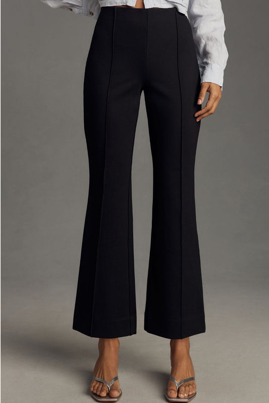 The Margot Kick-Flare Cropped Pants by Maeve