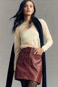 Load image into Gallery viewer, The Colette Faux Leather Mini Skirt by Maeve
