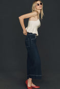 Load image into Gallery viewer, Maeve Portside High-Rise Cropped Wide-Leg Jeans
