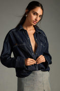 Load image into Gallery viewer, Pilcro Oversized Denim Shirt
