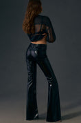 Load image into Gallery viewer, Hudson Holly High-Rise Flare Faux Leather Pants
