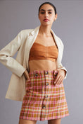 Load image into Gallery viewer, Maeve Button-Front Mini Skirt - EUC
