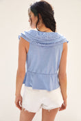 Load image into Gallery viewer, Jodi Ruffled Eyelet Crop Top
