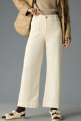 Load image into Gallery viewer, The Colette Cropped Wide-Leg Corduroy Pants by Maeve
