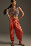 Load image into Gallery viewer, By Anthropologie Silky Cuffed Barrel Pants
