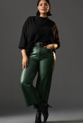 Load image into Gallery viewer, Maeve The Colette Cropped Vegan Leather Trousers
