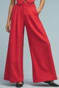 Load image into Gallery viewer, The Avery Pleated Wide-Leg Trousers by Maeve
