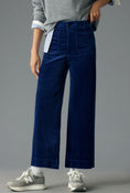 Load image into Gallery viewer, The Colette Cropped Corduroy Wide-Leg Trousers by Maeve
