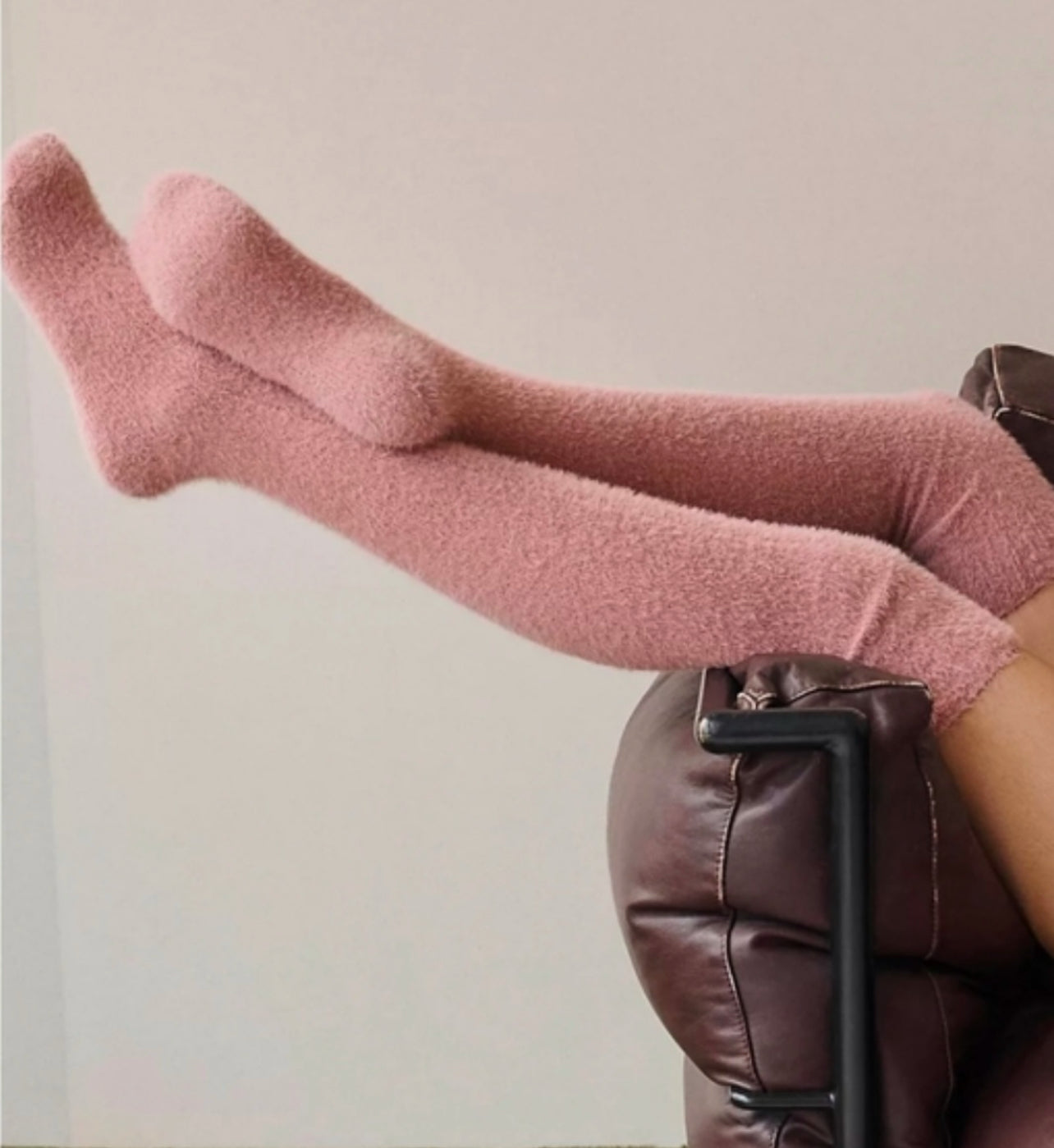 Over-the-Knee Cozy Socks