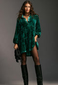 Load image into Gallery viewer, The Bettina Tiered Mini Shirt Dress by Maeve
