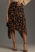 Load image into Gallery viewer, Farm Rio Asymmetrical Tiered Midi Skirt
