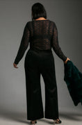 Load image into Gallery viewer, The Colette Cropped Wide-Leg Velvet Pants by Maeve
