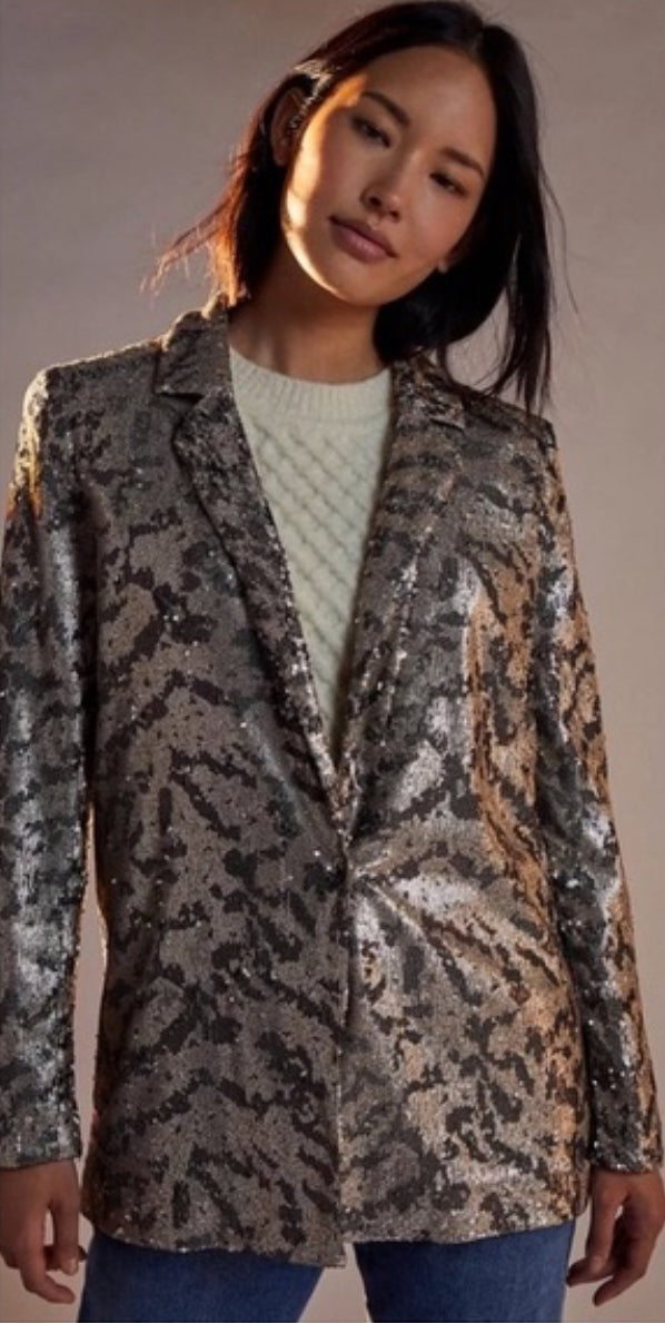 Maeve Jordyn Sequin Blazer