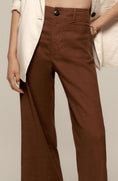 Load image into Gallery viewer, The Colette Cropped Wide-Leg Pants by Maeve: Linen Edition
