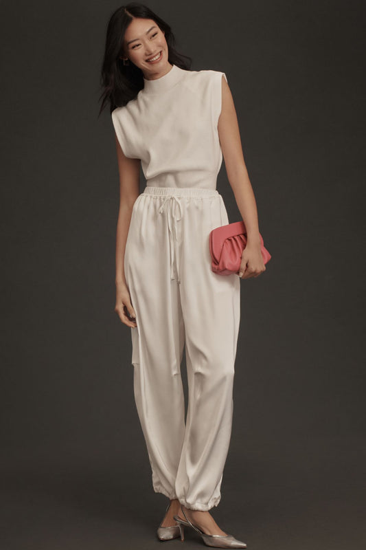 Maeve Silky Parachute Pants