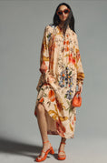 Load image into Gallery viewer, Siddhartha Bansal Ruffled Tie-Neck Dress
