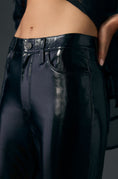 Load image into Gallery viewer, Hudson Holly High-Rise Flare Faux Leather Pants
