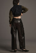 Load image into Gallery viewer, By Anthropologie Sequin Cargo Pants
