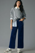 Load image into Gallery viewer, The Colette Cropped Corduroy Wide-Leg Trousers by Maeve
