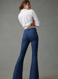 Load image into Gallery viewer, Pilcro The Icon Coated High-Rise Flare Jeans
