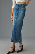 Load image into Gallery viewer, Pilcro Denim Buttondown Pencil Skirt
