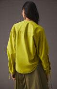 Load image into Gallery viewer, Pilcro Drawstring Poplin Blouse
