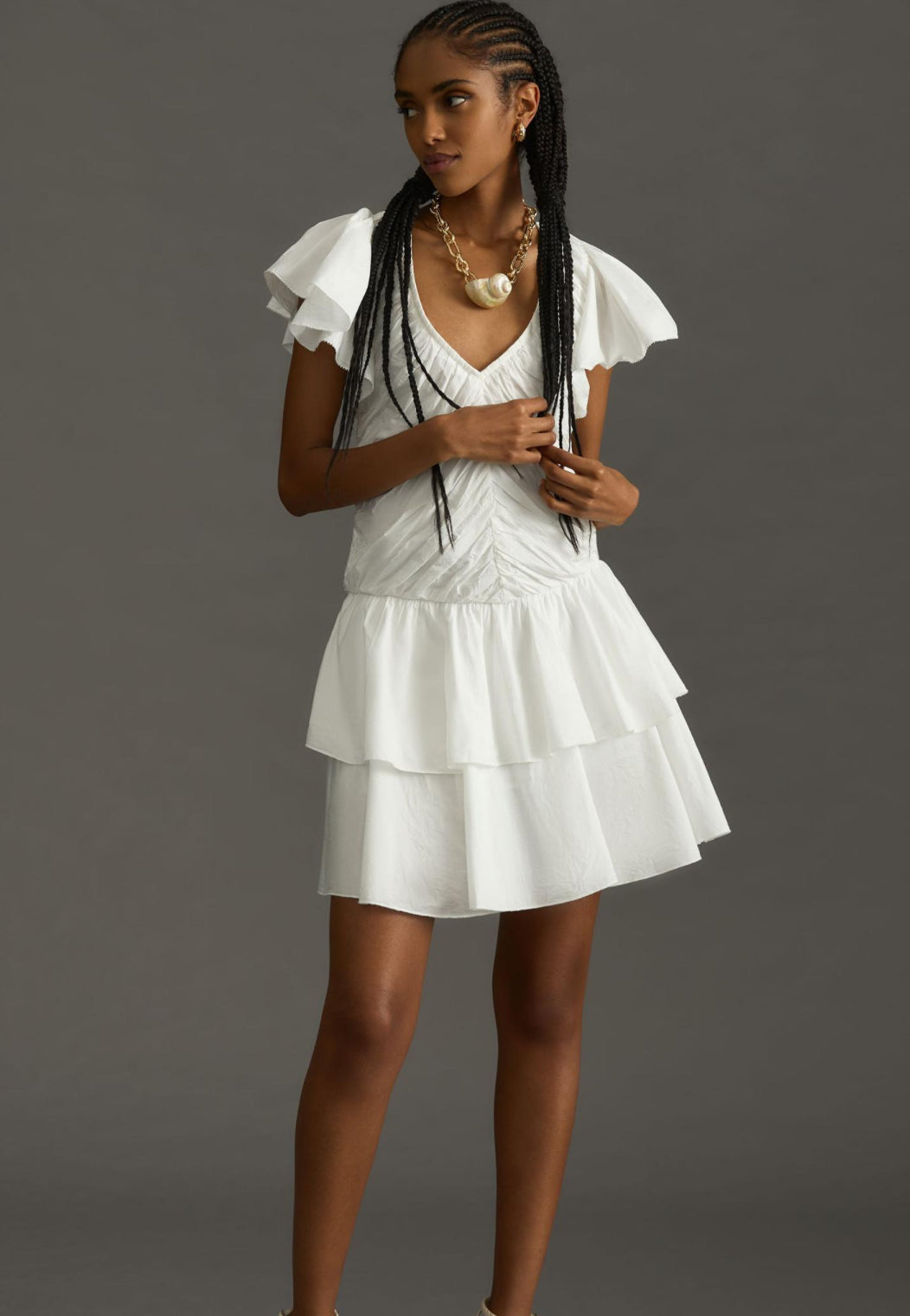 Love The Label Ruffled Mini Dress