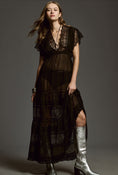 Load image into Gallery viewer, By Anthropologie Sheer Lace Maxi Dress
