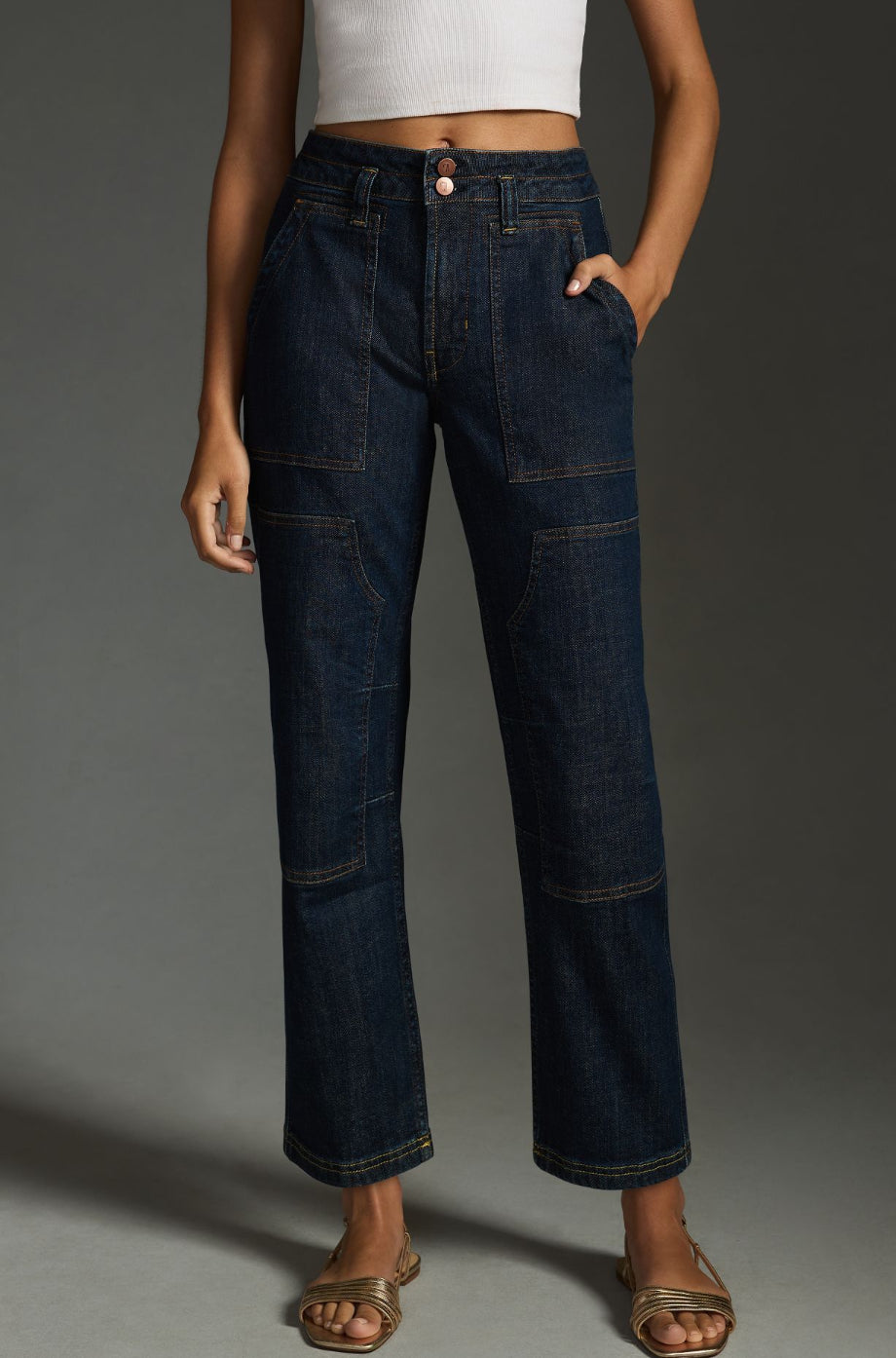 The Wanderer Polished Relaxed-Leg Jeans by Pilcro