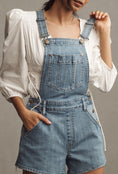 Load image into Gallery viewer, Pilcro Denim Micro Overalls
